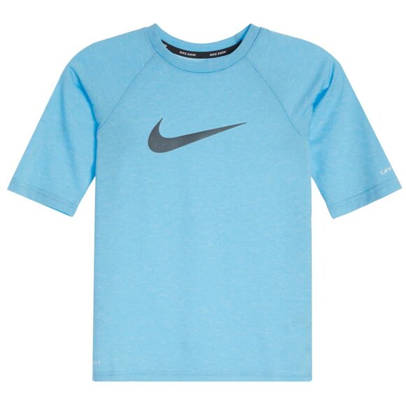 Nike Heather Big Kids Half Sleeve Hydroguard - Picture 1 of 11